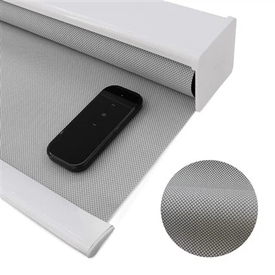 Smart Smart Electric Blackout nuanțe cu role semi-umblare orb pentru ferestre franceze Verticaluri minimaliste în fiecare zi Utilizați telecomandă